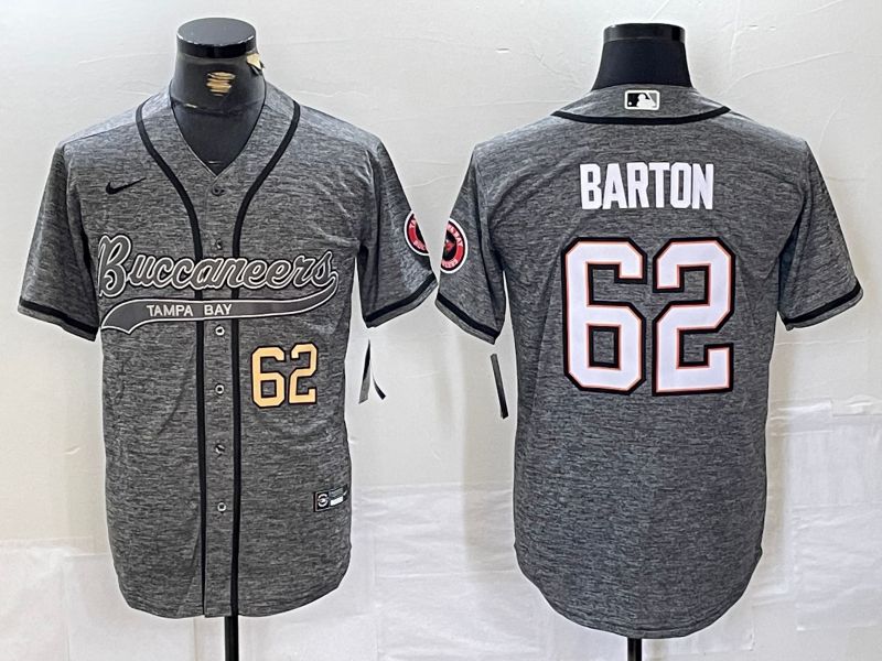 Men Tampa Bay Buccaneers #62 Barton Grey Joint Name 2024 Nike Limited NFL Jersey style 2->tampa bay buccaneers->NFL Jersey